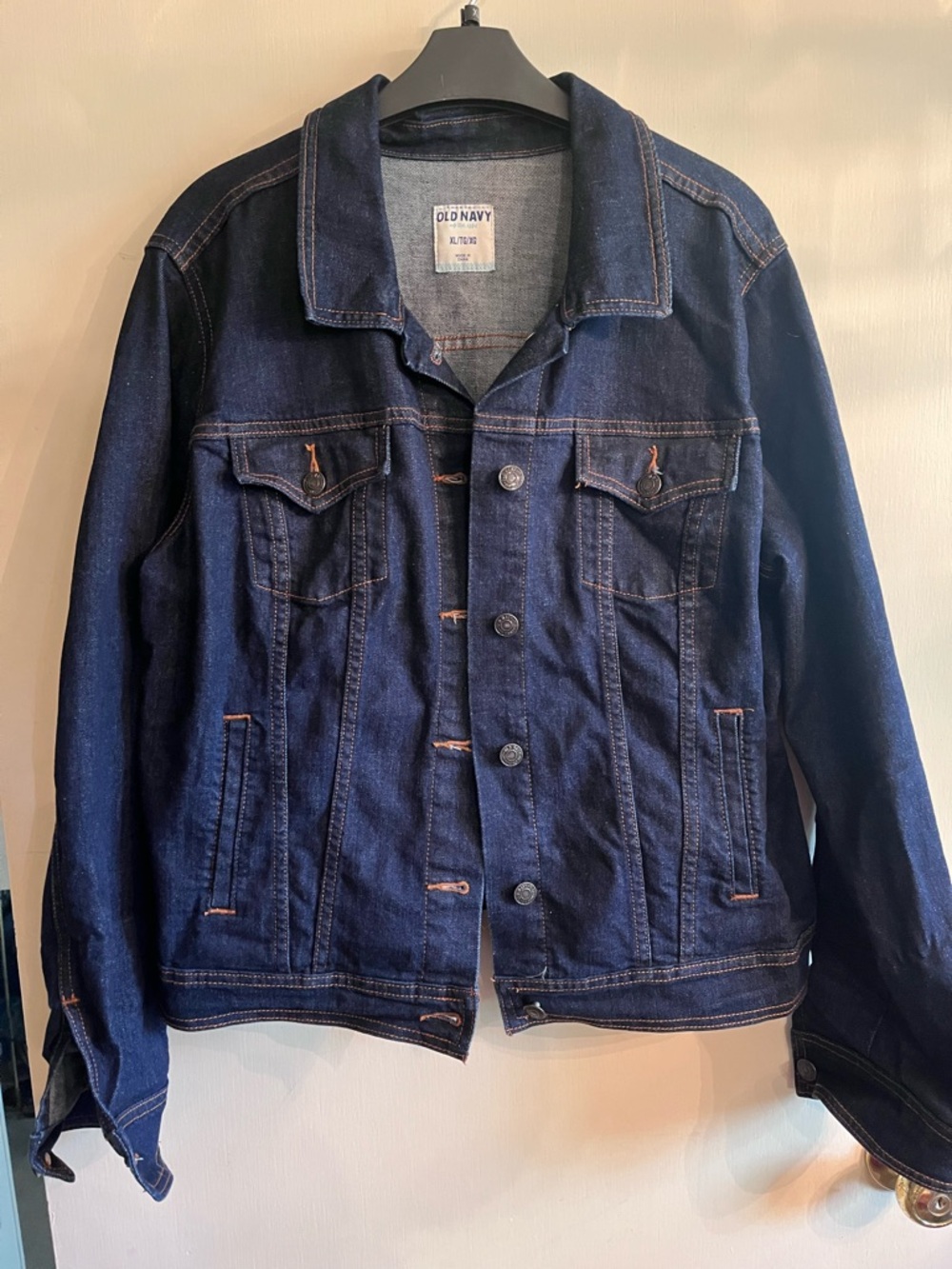 Old Navy Men's Dark Indigo Denim Jacket
